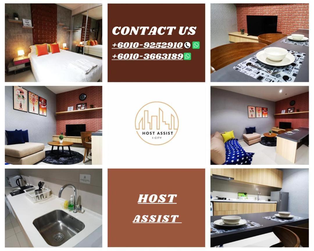 Studio Apartment With Balcony By Host Assist I-City Shah Alam Luaran gambar